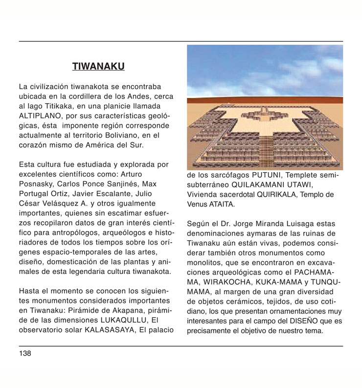 tiwanaku estetica diseno y arte