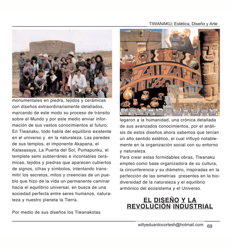 tiwanaku estetica diseno y arte