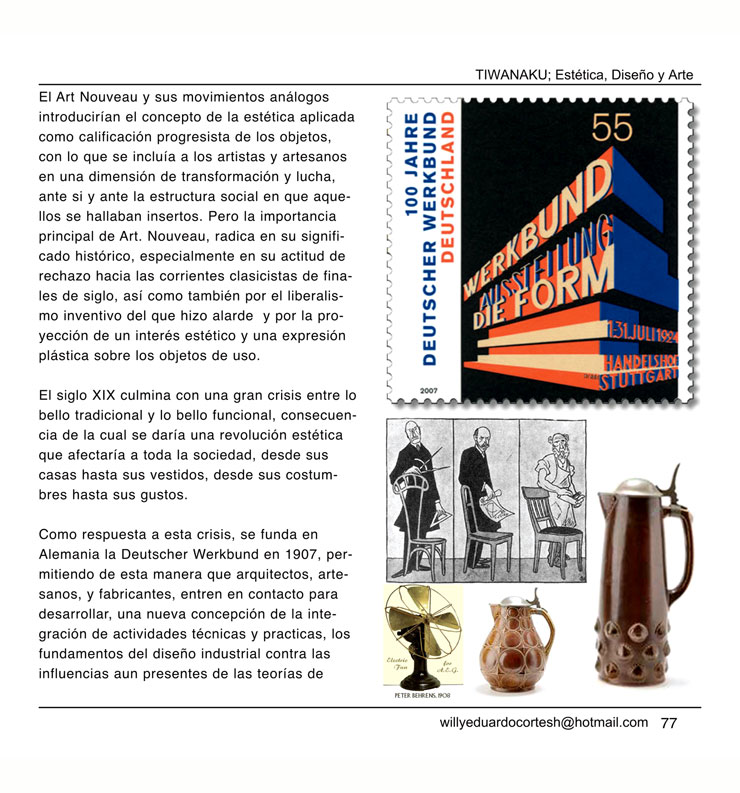 tiwanaku estetica diseno y arte