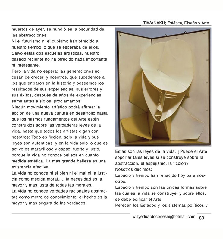 tiwanaku estetica diseno y arte